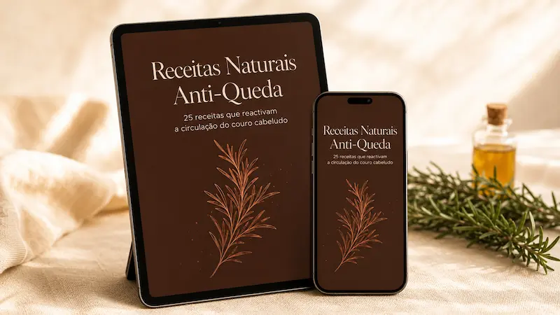 mockup do guia receitas naturais anti-queda